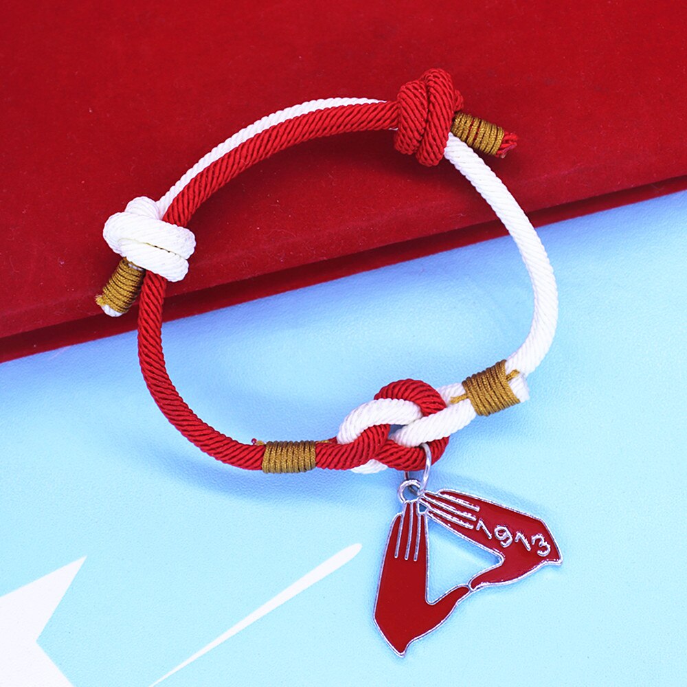 Stijlvolle Passen Touw String Ketting Griekse Soror Hanger Standvastigheid Hand 1913 Armbanden