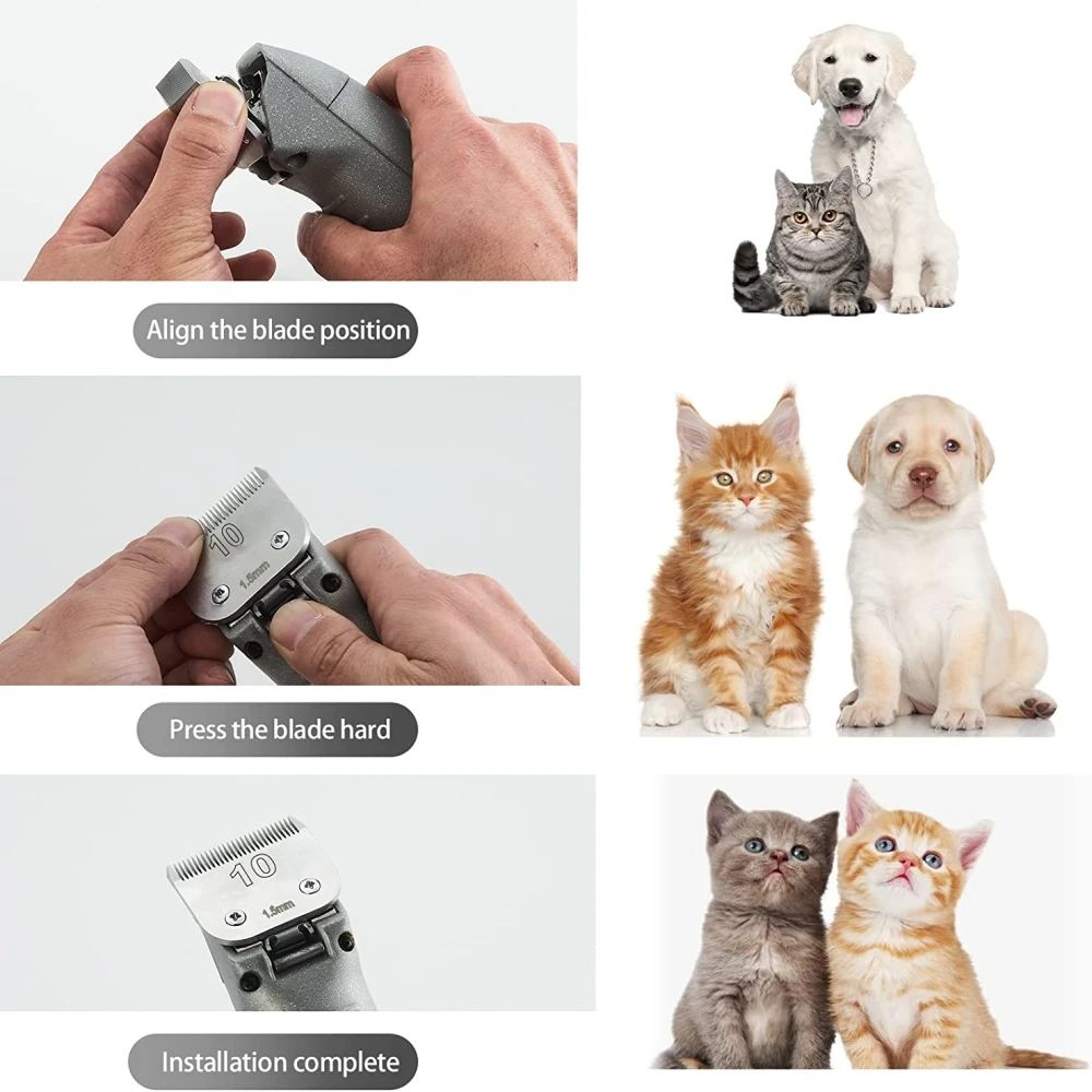 3F 4F 5F 7F 9 # 10 # 30 # 40 # 50 # Cuchilla cortadora para perros y mascotas que se adapta a la mayoría de Andis,Oster A5,wahl km Clippers, cortadoras de animales