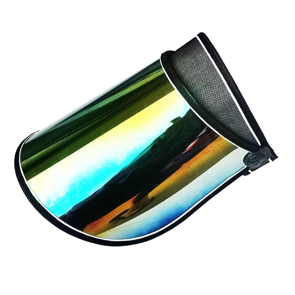 Sonne Visiere Hut für UV Schutz, sonnenblende Gesicht Sheilds Hut für Frauen Männer Wandern Golf Camping Angeln Außen Sommer Strand: Black