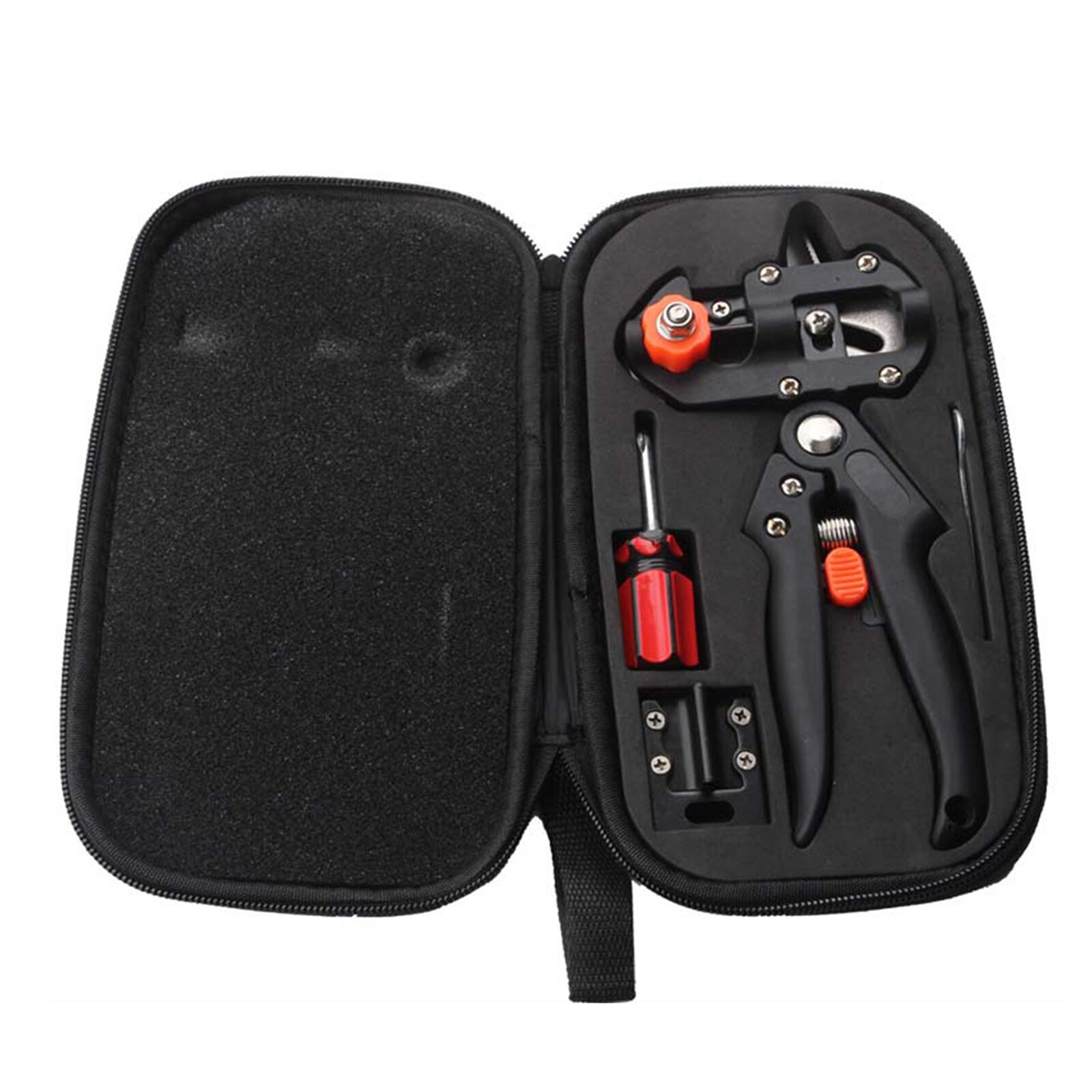 Garden Grafting Pruner Grafting Set Kit Farming Fruit Tree Pruning Shears Scissor Vaccination Plant Twig Tool Cutting Machine: A4