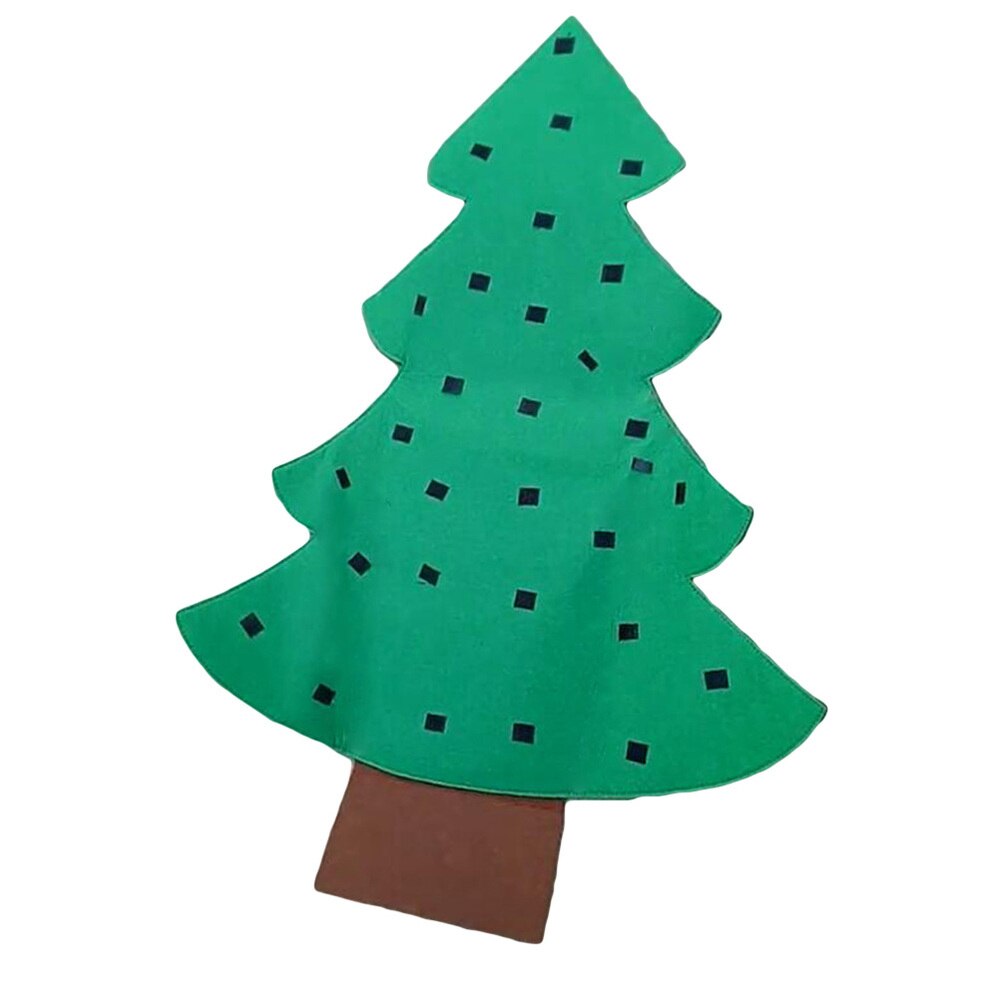 DIY Felt Christmas Tree Kids Xmas for Christmas Decorations (Green)