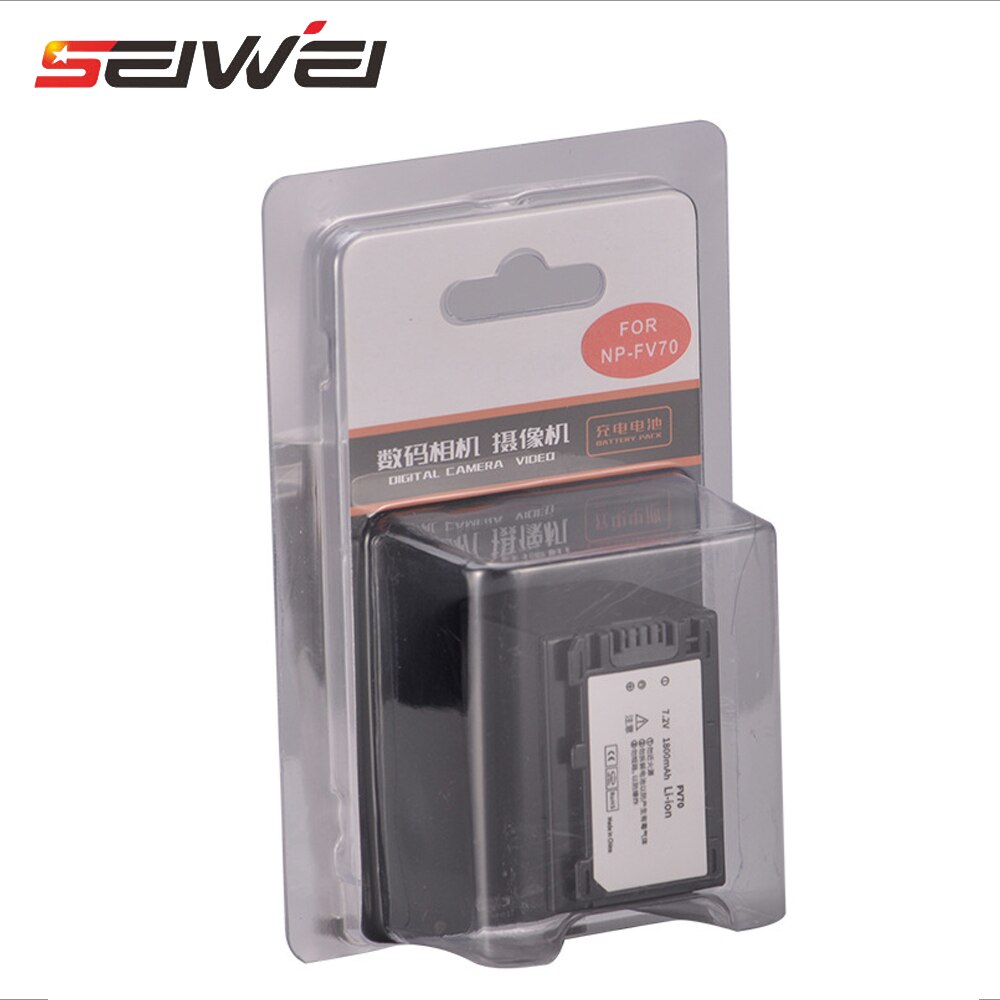 Camera Battery and USB Charger Set - 1800mAh NP-FV70 Battery for Sony HDR-CX Series