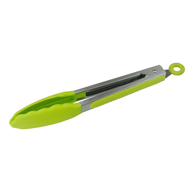 7/9/12 Inch Silicone Barbecue Grillen Tang Voor Brood Salade Serveren Eten Clips Bbq Gebruiksvoorwerpen Keuken Koken Tong Bpa gratis: green / 9 Inch