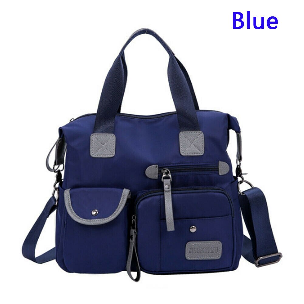 Sacs à bandoulière en Nylon de grande capacité pour femmes: Bleu