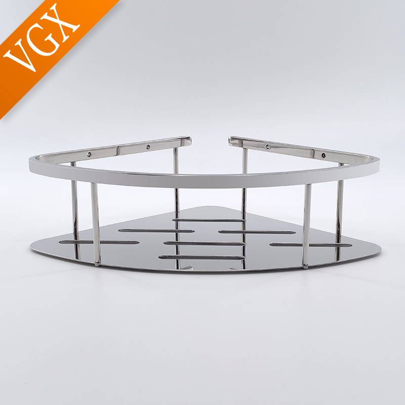Vgx Badkamer Douche Trangle Shelf Hoek Opbergrek Organizer Muur Gemonteerde Planken RVS Mand Keuken Accessoires
