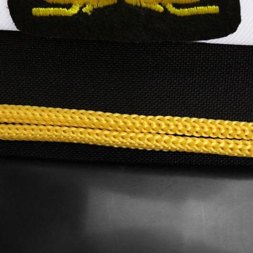 Vrouwen Verstelbare Captain Hoed Cosplay Schipper Boot Sailor Yacht Marine Cap Nautische Hat
