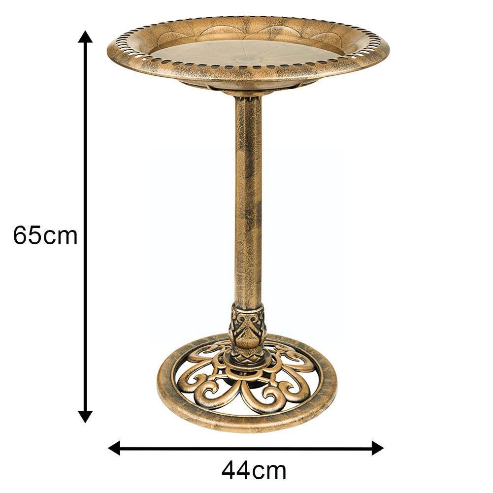 2 in1 pedestal pássaro banho ao ar livre jardim decoração do vintage fonte decorativa quintal pássaro jardim ao ar livre arte k3g4