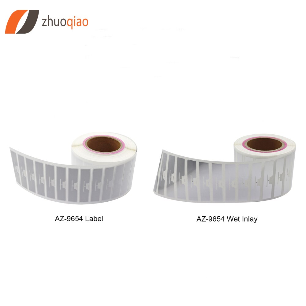 Njzq 50Pcs Epc Gen2 ISO18000-6C Wit 840-960Mhz Uhf Alien H3 Rfid Tag