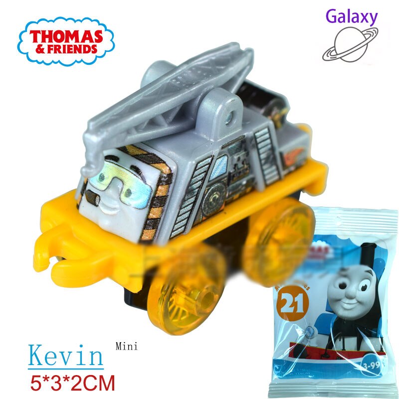 Thomas and Friends Mini Trains FCC92 Music Galaxy Ice&amp;snow Classic Series Unpacked Blind Box Optional Trains Children Toy: Galaxy Kevin