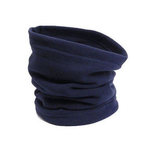 Polar Fleece Neck Tube Ear Warmer Gaiter Face Mask Headband Winter Thermal Warm Scarf for Camping Hiking Headwear Beanie Hat Cap: Navy