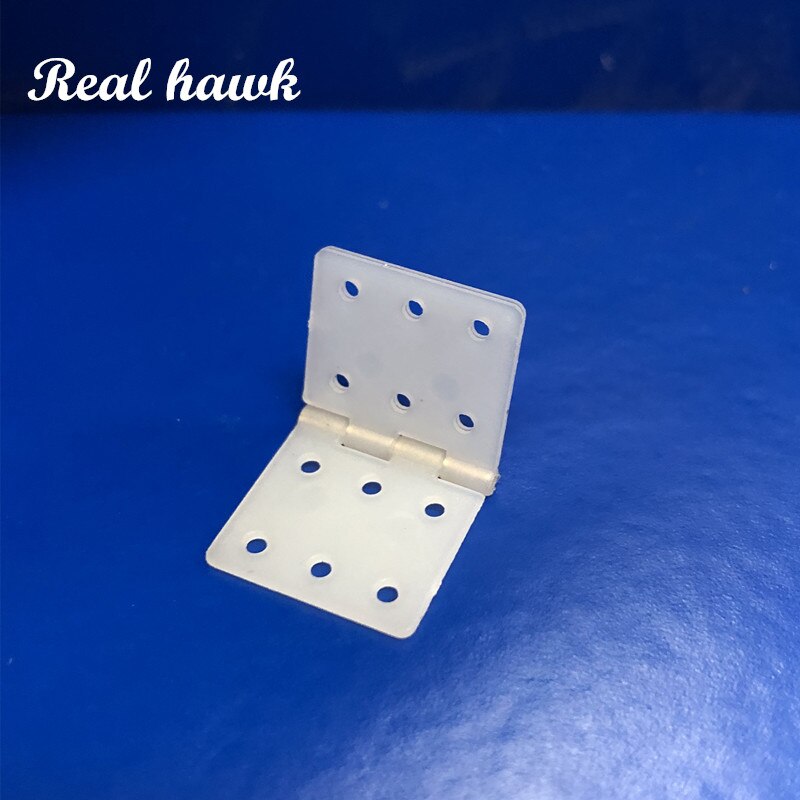 10 Uds. De bisagra de nailon con fijación W12xL24mm/W16xL29mm/W20xL36mm para partes de aviones RC, reemplazo de aeromodelismo,: W16xL29mm 10pcs