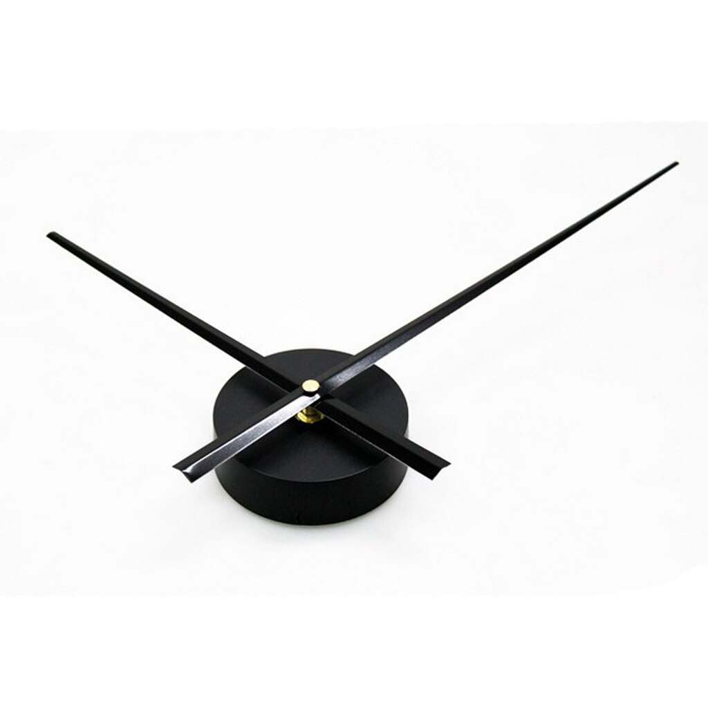 DIY Large Clock Hands Needles Wall Clocks Quartz Clock Mechanism Accessories: Black