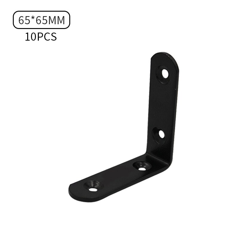90 Angle L Shaped Shelf Bracket L Bracket Corner Code Wall Mount: 6.5x6.5cm