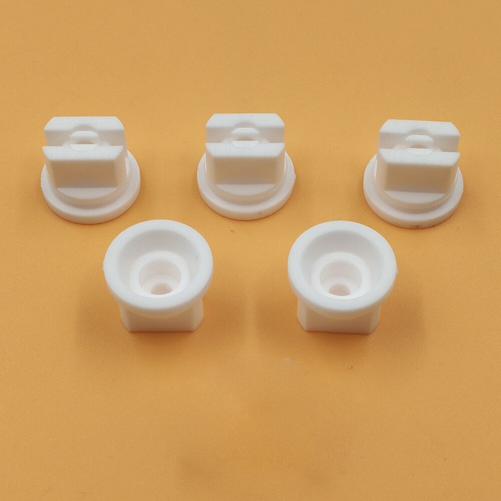 5 Fat fan spray tips,Teejet nozzle,Flat Tip,agriculture sprayer nozzle,water spray nozzle,Agricultural Plant Protection nozzle: 11008 White