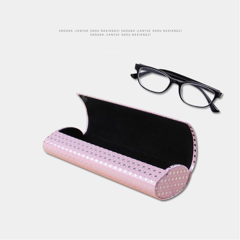 1Pc Pu Lederen Brillen Case Zonnebril Opslag Dozen Glazen Pakket Draagbare Reizen Accessoires Harde Brillen Case Protector