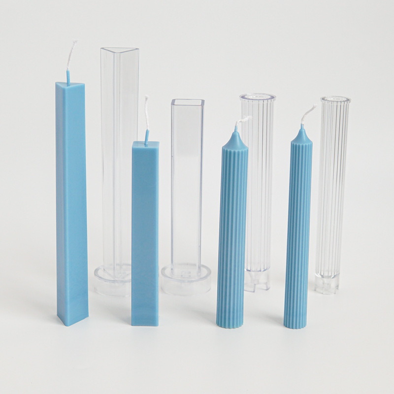 Rectangular Triangle Long Bar Spiked Rack Candle Plastic Mould Forms for Candles Diy Candle Making Supplies Make Candl Yourself
