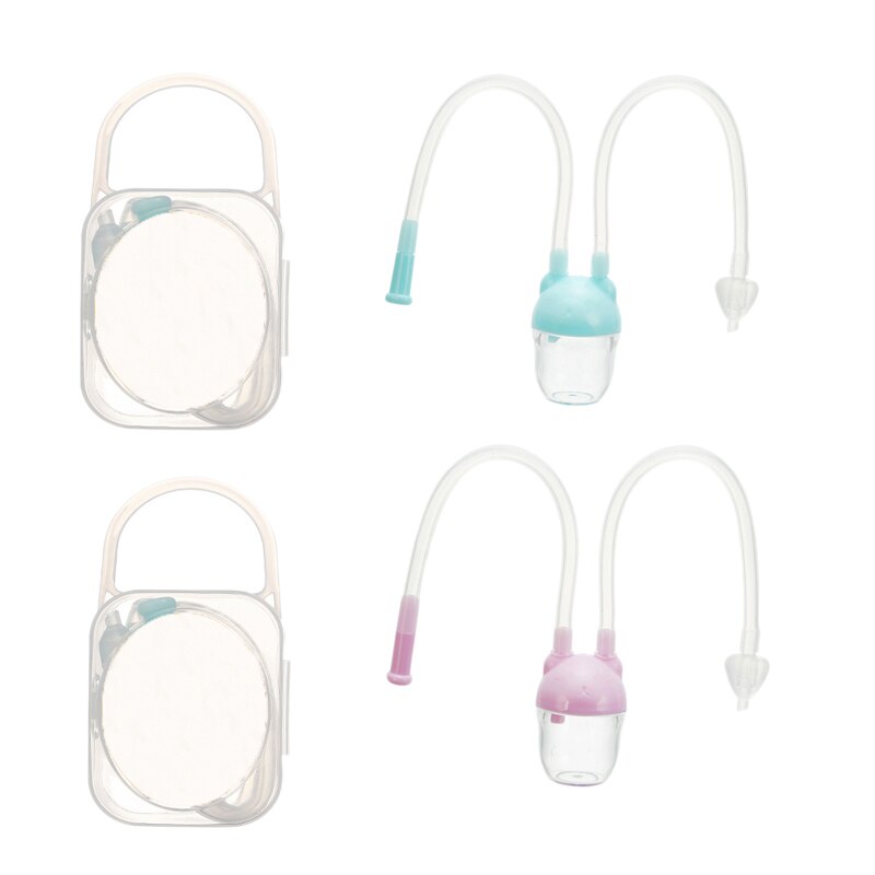2Pcs Baby Nasale Zuig Snot Mond Zuig Katheter Kinderen Neusreiniger Neus Sucker Tool: Default Title