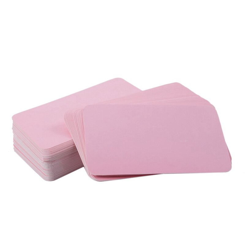 Tomt handskrivet papper meddelandekort företag tackkort för memo bröllopsfest hälsning rosa: Rosa