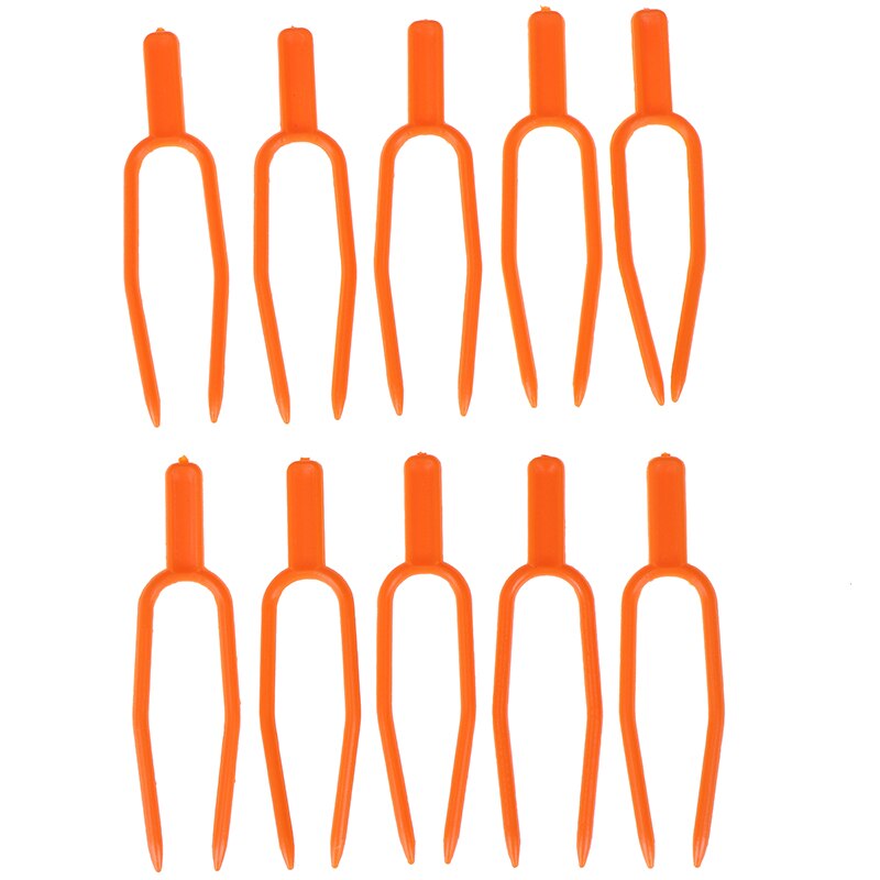 50pcs fixing fastening Fixture Clips Durable Plant Clip Farming Clip strawberry fork Farming clamp Plastic