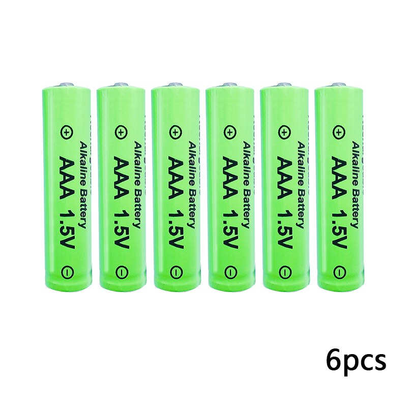 AAA battery 3000mAh 1.5V alkaline AAA rechargeable battery for remote control toy light battery high capacity Long endurance: 6pcs