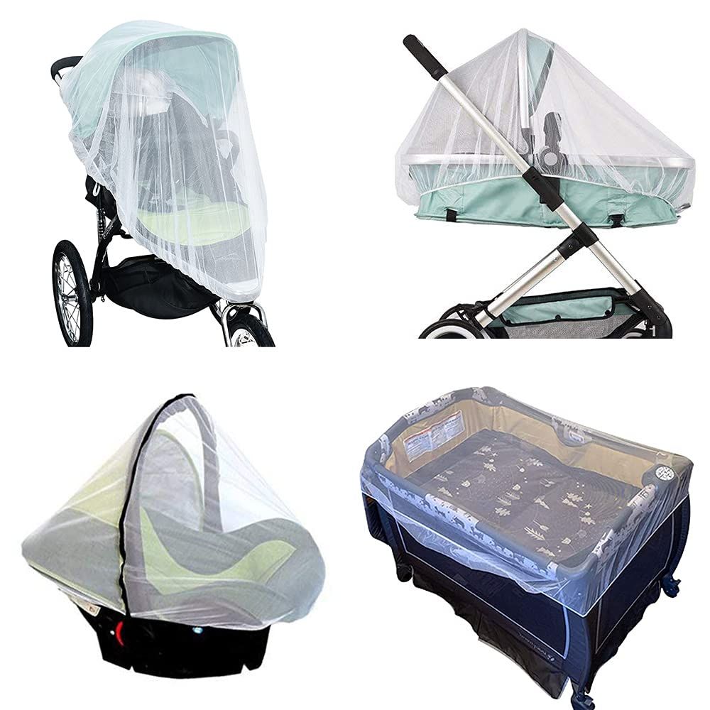 Mosquitera antiinsectos para cochecito de bebé, accesorios para exteriores, malla de protección infantil