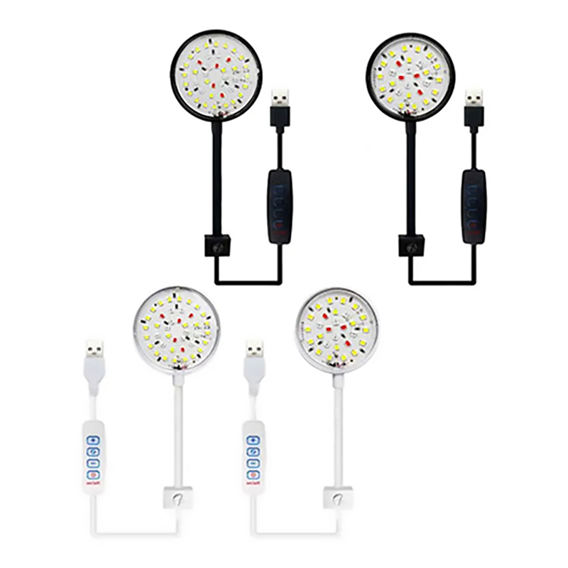 5W/7W doprowadziło 5V USB ryba czołg spinacz lampa udekorować doprowadziło pełny widmo kontrola lampa glony lampa mini ozdobny mały czołg oświetlenie