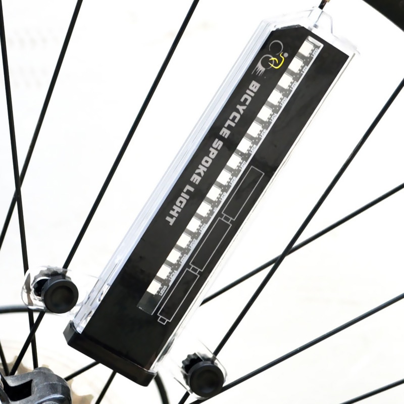 32 LED Color Bike Lamp Waterproof USB Rechargeable Bicycle Wheel Signal Tire Cycling Spoke Light Cool Bike Accessories