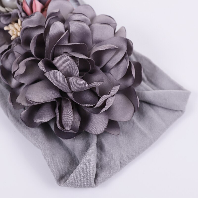Dejorchicoco mignon enfants filles arc bandes de cheveux Plaid coton tissu Nylon bandeaux doux élastique Nylon vêtements de cheveux pour les filles
