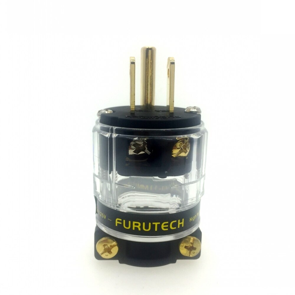 FURUTECH FI-11M (Cu) / FI-11 Cu Audio Power Plug 24K Gold plated IEC Connector plug 15A/125V Hifi MATIHUR hi: FI-11M Cu