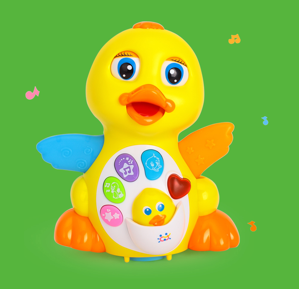 EQ-juguetes eléctricos para bebés, juguete de baile de pato amarillo, música infantil, Universal, Educación Temprana