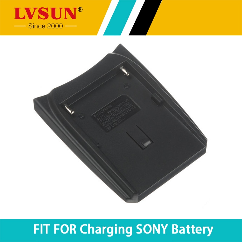 LVSUN Batterie Boîtier de L'adaptateur Plaque pour Sony FM50 FM55H FM500H QM71 QM91 QM51D QM71D QM91D F550 F750 F960 F570 F770 F970 VBD1 CFM50