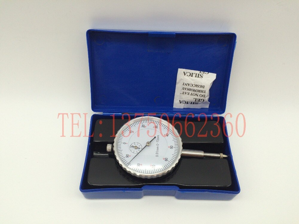 Dial Indicator Gauge 0-10mm Meter Precise 0.01Resolution Concentricity Test