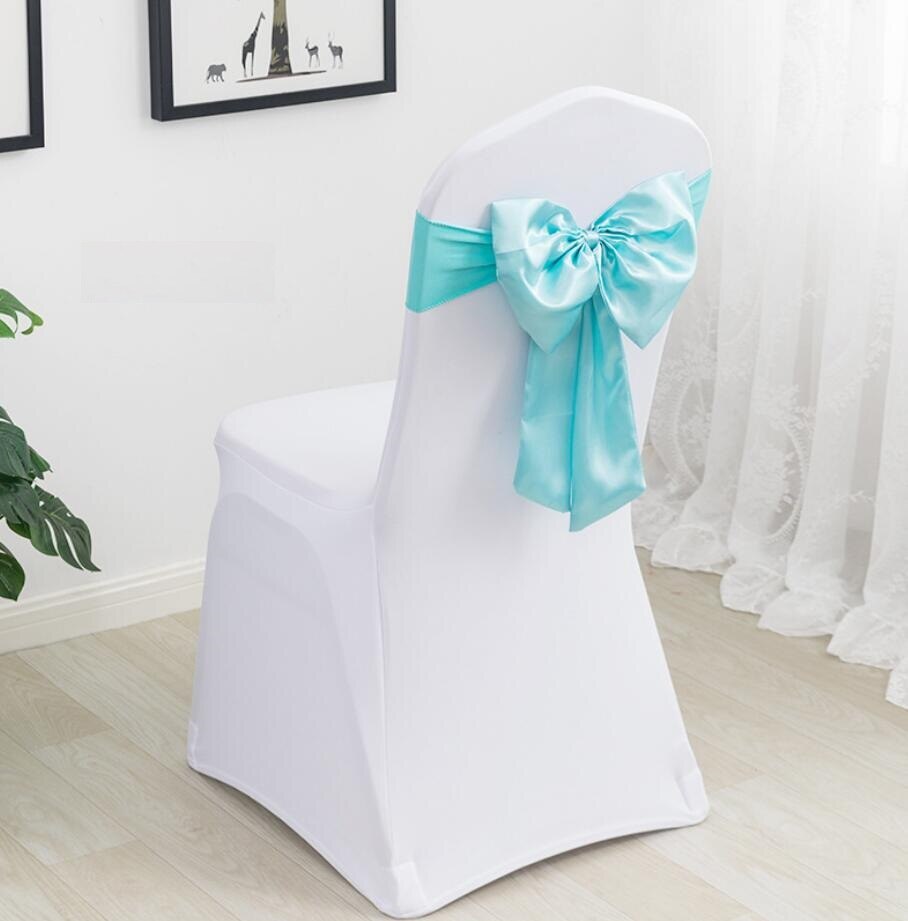 20 Colours Spandex Chair Sashes Wedding Chair Sashes Lycra Stretch Band Bow Tie Hotel Party Show Decoration On Universal: TIFFANY