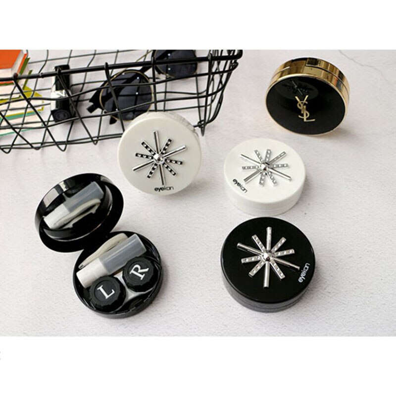 Cleaning contact lens storage box electric cleaner cartoon pattern