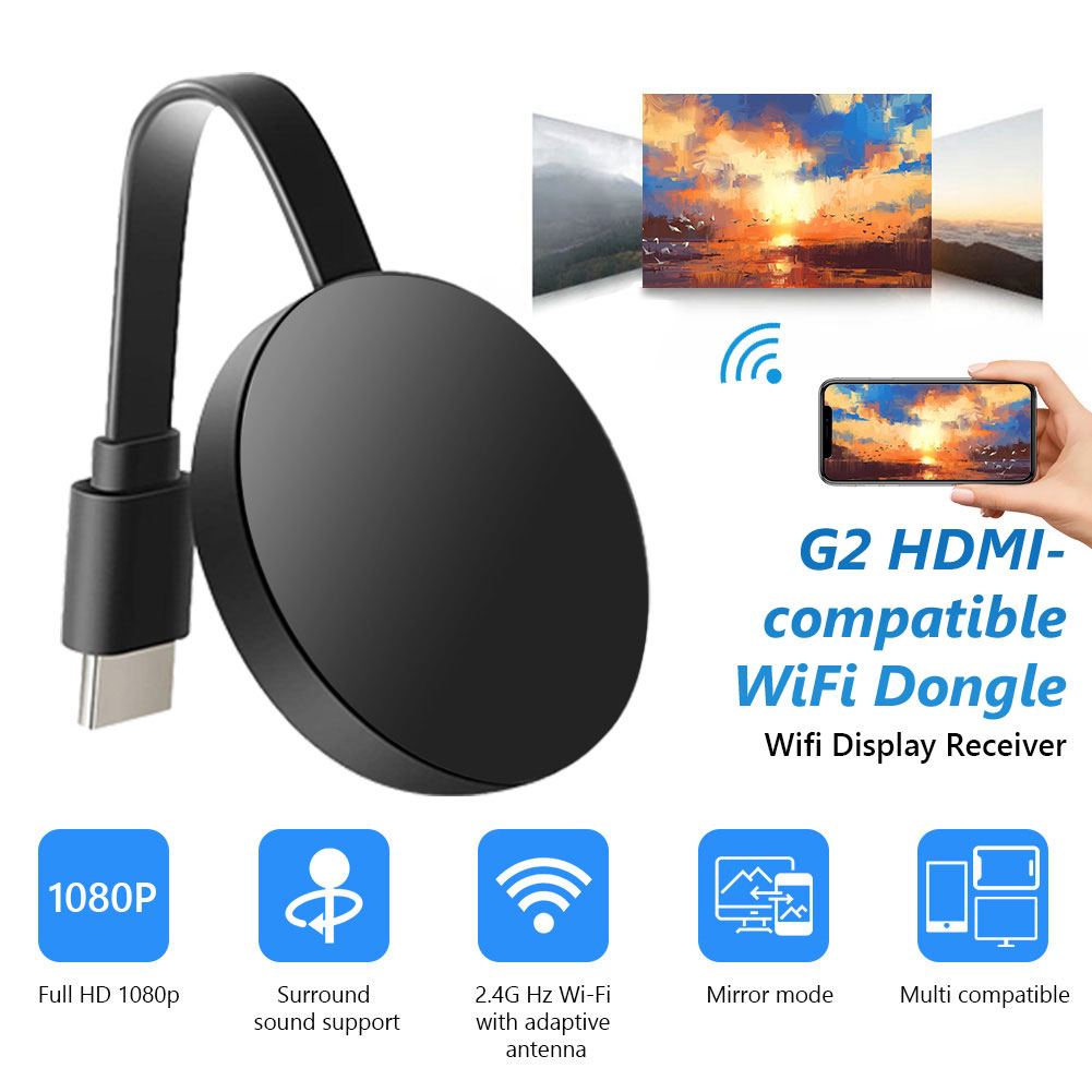 2.4G 4K Draadloze Wifi Mirroring Kabel Hdmi-Compatibele Tv Stick Adapter 1080P Display Dongle Voor Samsung xiaomi Huawei Naar Tv