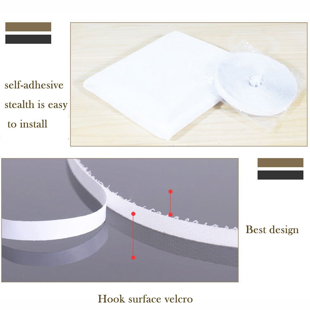 3 PC Window Fly Screen Nets Mosquito Insect Mesh With 3 Rolls Self-adhesive Tape Screen Window Mesh Nets