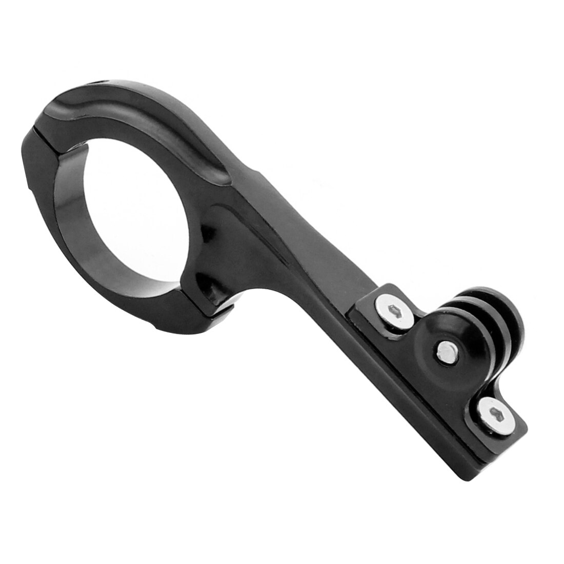 BGNing-soporte para manillar de bicicleta, de aluminio, para manillar de motocicleta de 30-31,8mm, negro para cámara Gopro Hero 2 3 3 + 4