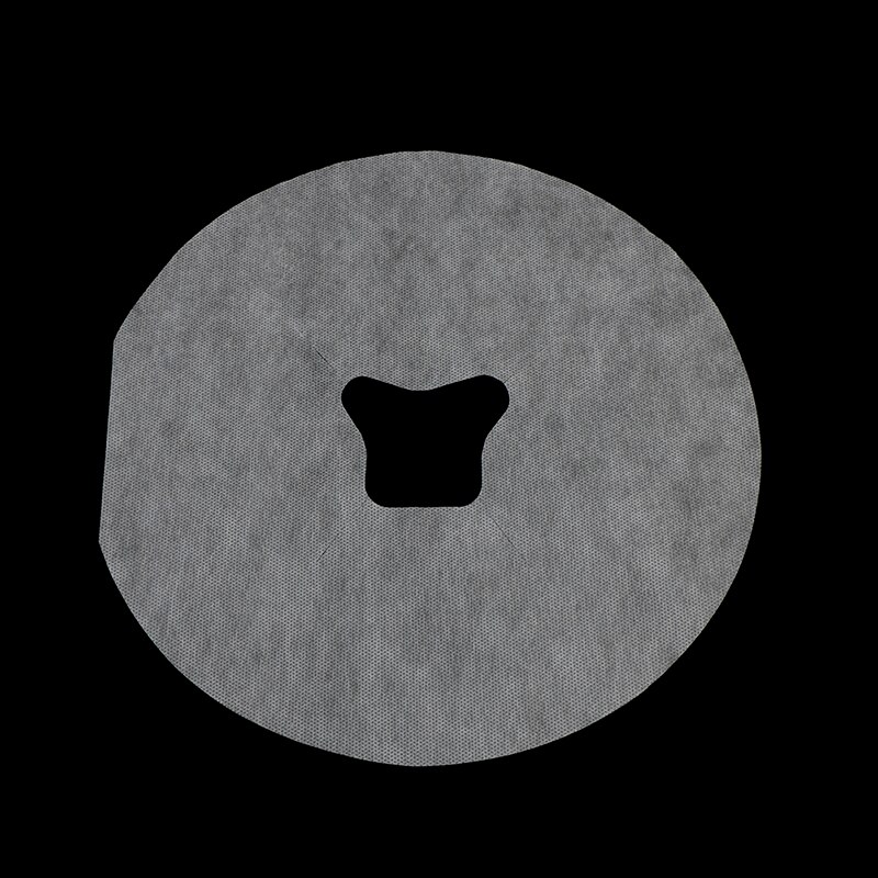 100 Stks/zak Non-woven Wegwerp Gezicht Pad Spa Kussensloop Salon Massage Bed Tafel Gezicht Gat Cover Spa Massage ademhaling Vel