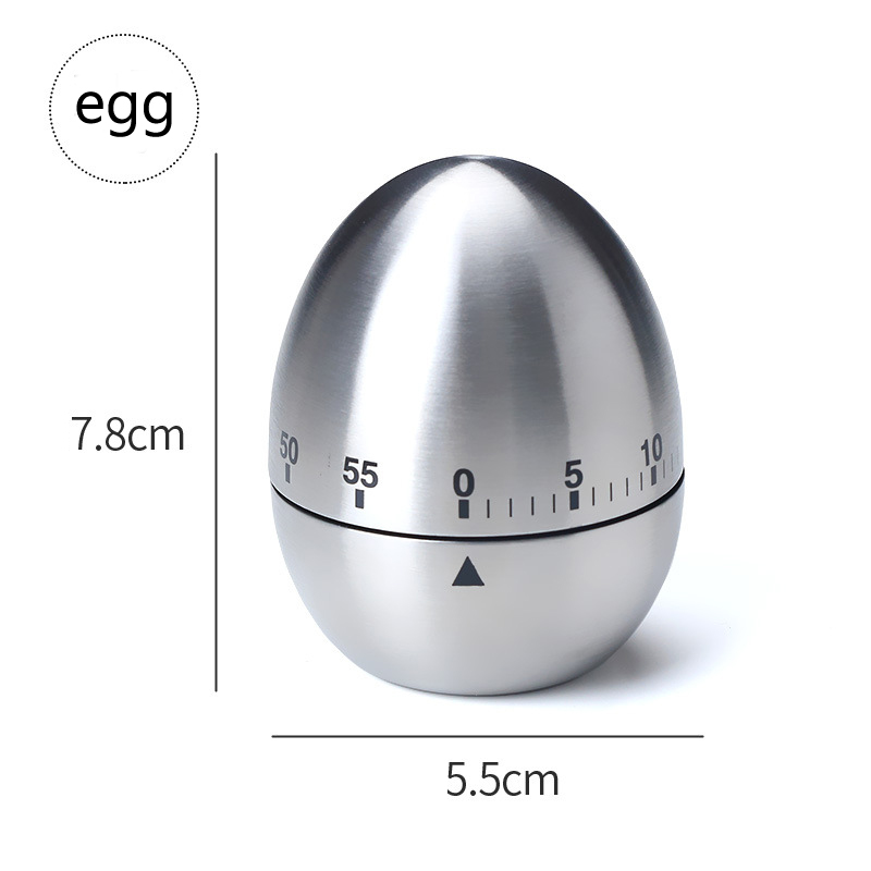 Mechanische Keuken Timer, Wekker Voor Bakken, Leuke Tomaat/Apple/Ei Timer, 0-60 Minuten Countdown Koken Timer Herinnering: egg
