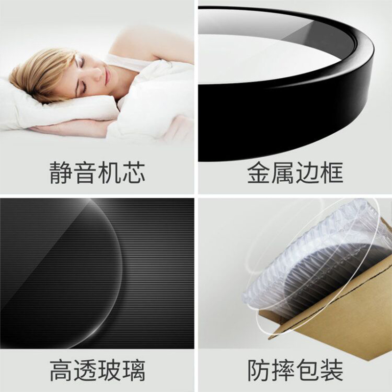 Personality Clocks Wall Clock Living Room Bedroom Modern Mute Clock Quartz Watch Modern Timer Home Decor