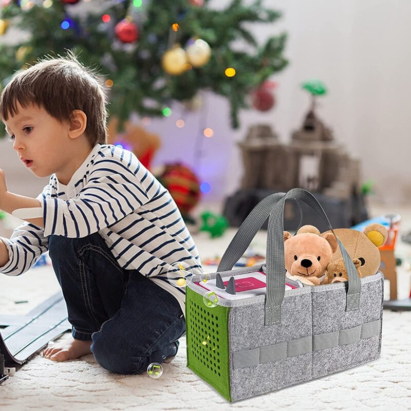 Sac pour ensemble de démarreur Toniebox, housse de protection de sac de grande capacité, sac de transport avec sac de rangement de poignée pour Toniebox