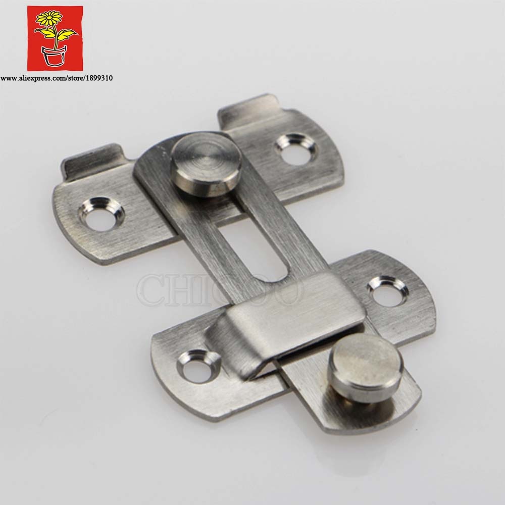 CHICOO 3inch Door Safety Guard Stainless steel Security Buckle Door Guard Bolt House Door Guard Front Door Guard