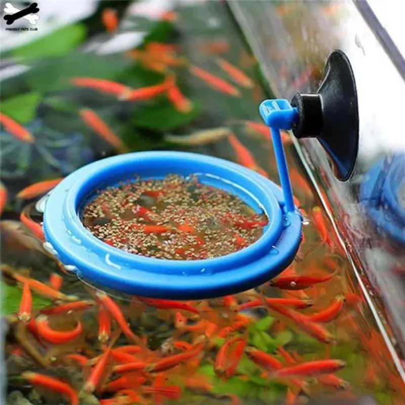 1pc Aquarium Fütterung Ring Aquarium Schwimm Tablett Feeder Quadrat Kreis Fisch Feeder Zubehör Aquatische Haustier Liefert