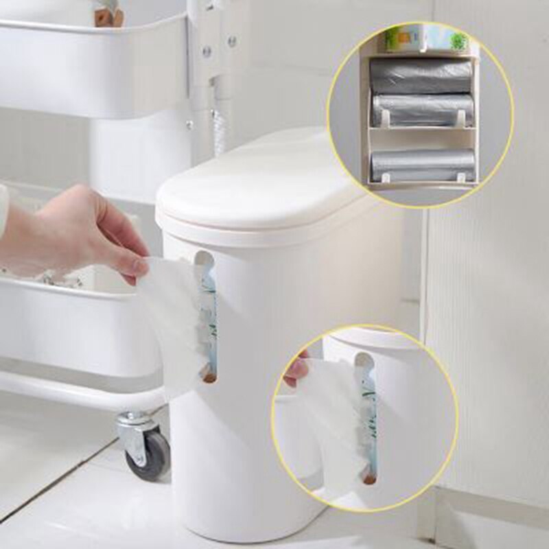 3 in 1 Multifunction Trash Can Toilet Waste Bin Dustbin Bathroom Bedroom Livingroom Garbage Bucket Basket with Lid