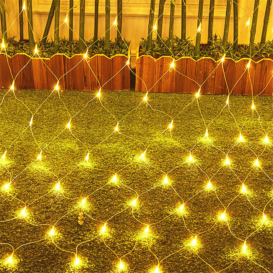 Thrisdar 3*2m 4*1,5 m 6*4M LED Netz Gittergewebe Gebühr Schnur Licht Weihnachten hochzeit Hintergrund Fenster Vorhang Netz Licht