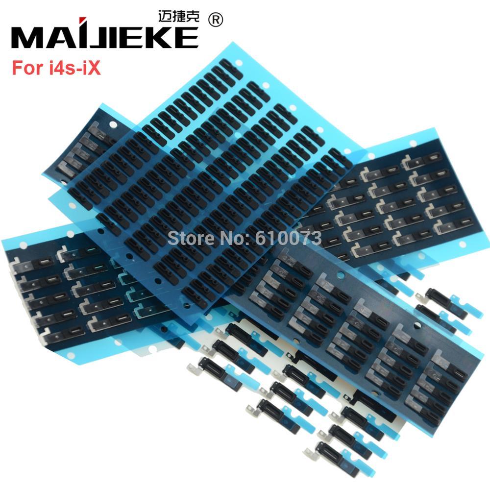 10 STKS MAIJIEKE Oortelefoon Anti Dust Mesh Net Mesh Cover Voor iPhone X 8 7 6 s plus 5 5 s 5c 4 s Oor Speaker Adhesive Grill