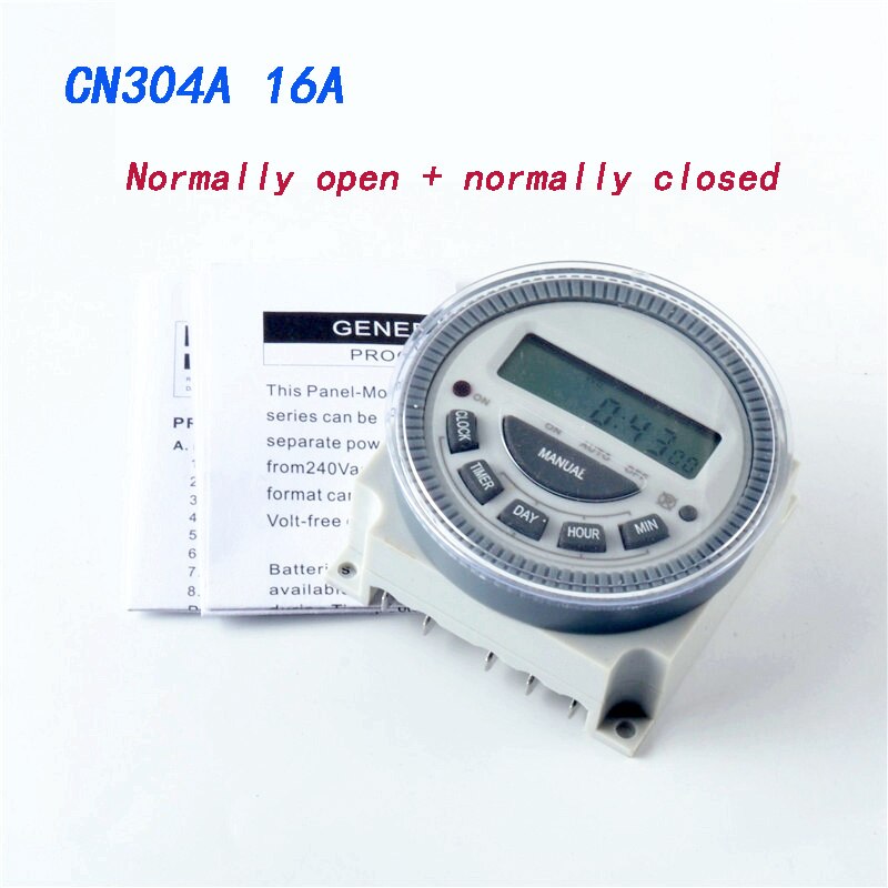 TM619 CN304A Programmable Timer Switch Relay Digital LCD Power Weekly CN304A AC220V AC110V DC12V DC 24V 5Pin