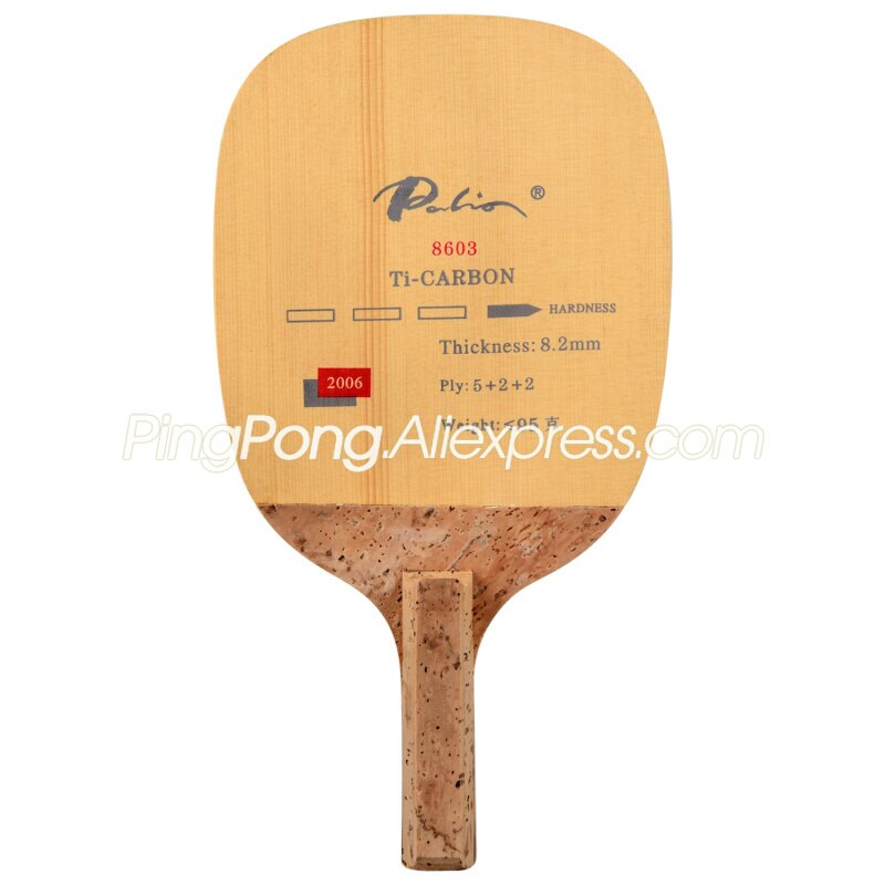 Palio di Carbonio/Titanio Racchetta Da Ping Pong Palio Lama JS Giapponese Penhold PALIO Ping Pong Bat/Paddle