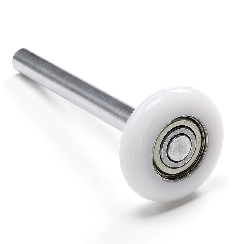 10 stk 2 tommers garasjeport rolle nylon garasjeport hjul for utskifting av garasjespor med forseglet 6200zz kulelager