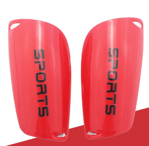Tobillera de entrenamiento de fútbol para niños, equipo de protección, 2 unidades: Rojo / S